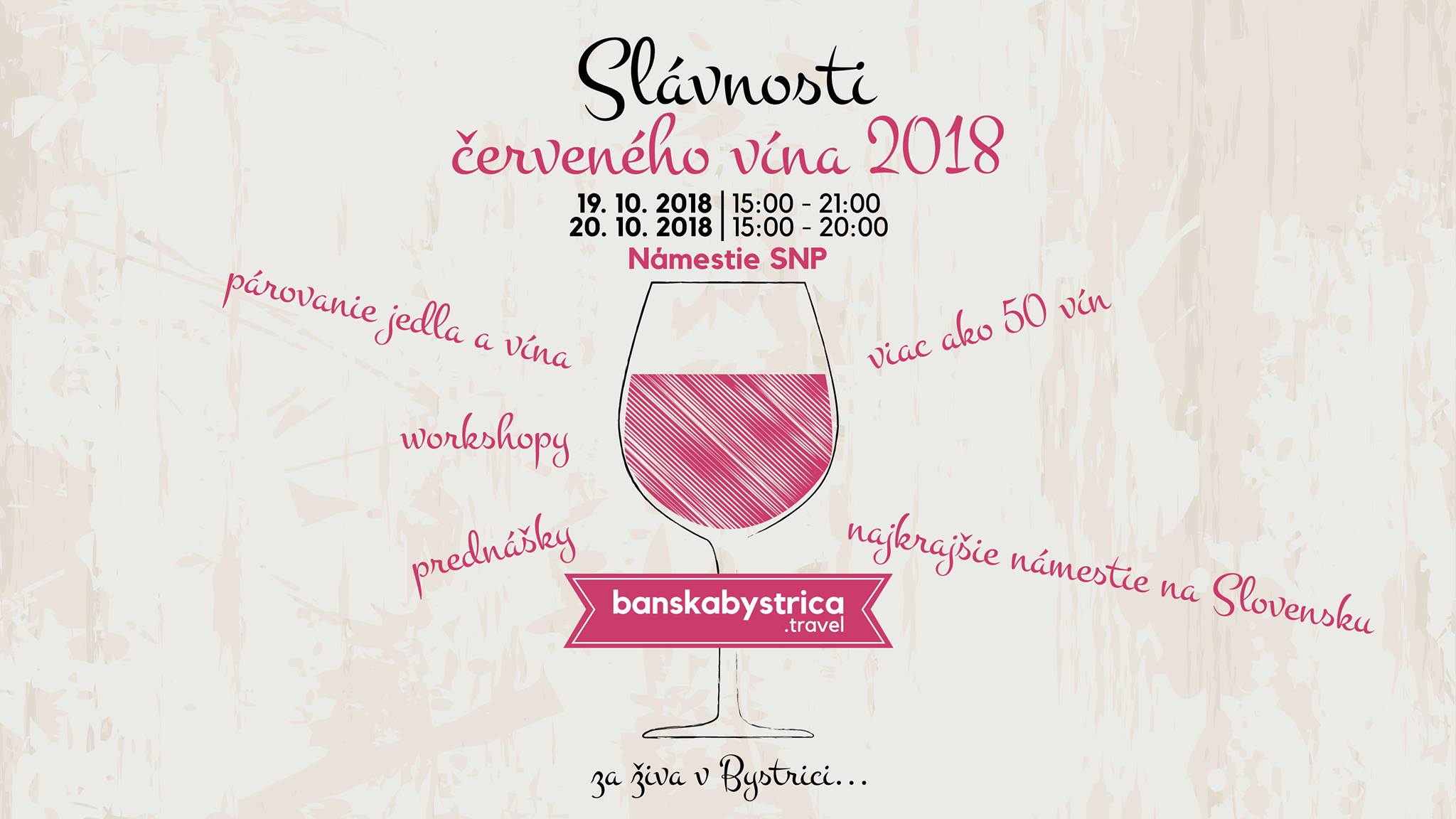 Slávnosti červeného vína 2018 Banská Bystrica