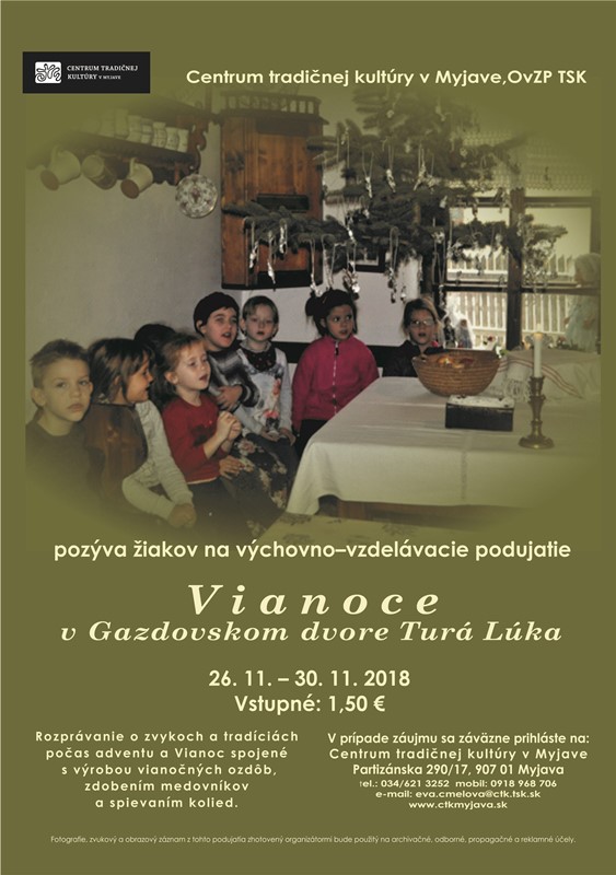 Vianoce v Gazdovskom dvore 2018 Tur� L�ka