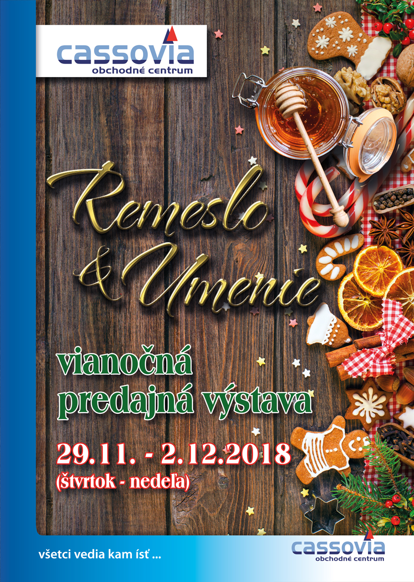 Remeslo & Umenie -Vianoce 2018 Koice