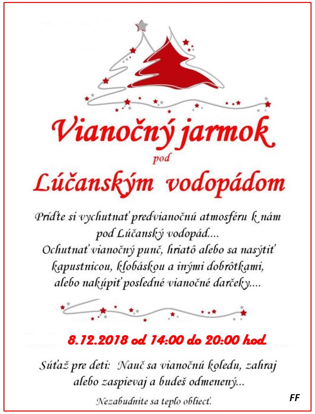 Vianon jarmok pod Lanskm vodopdom 2018 Lky - VIII. ronk