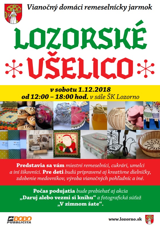 Vianon domci remeselncky jarmok Lozornsk Velico 2018