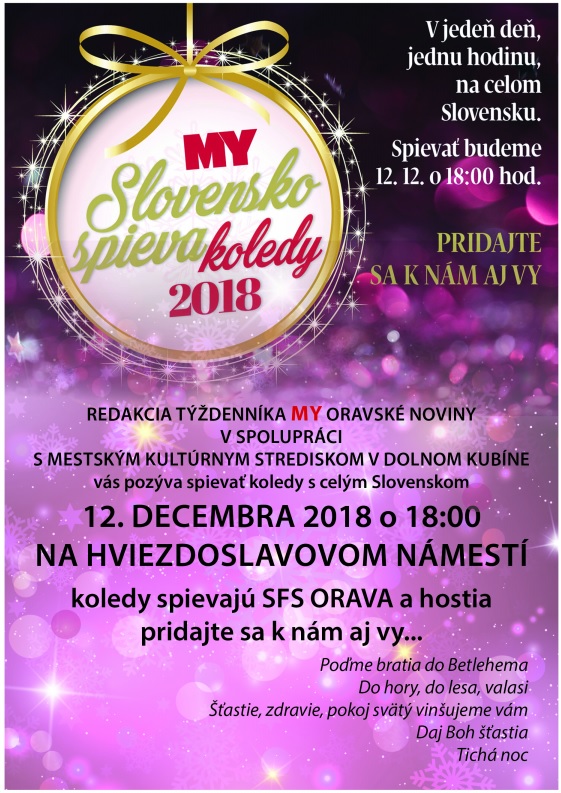 Slovensko spieva koledy 2018 - 2. ronk