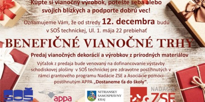 Benefin vianon trhy 2018 Zlat Moravce