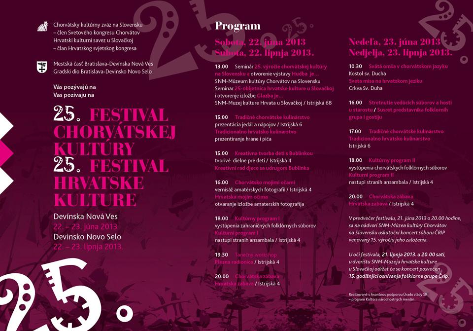 25. Festival chorvtskej kultry