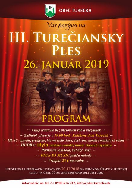 III. Turečiansky ples 2019 Turecká