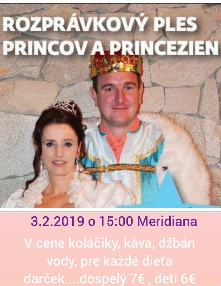 4. Rozprávkový ples Princov a Princezien 2019 Bojnice