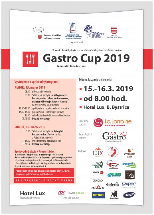 Gastro Cup Banská Bystrica 2019 - 5. ročník Memoríálu Jána Michnu
