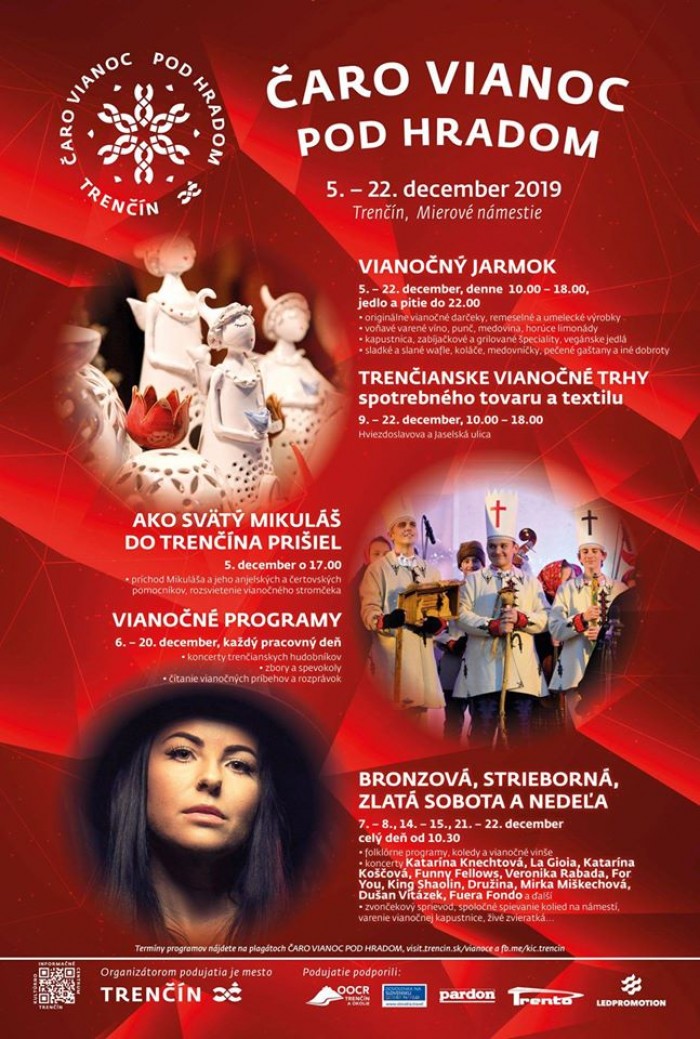 �aro Vianoc pod hradom Tren��n 2019 � Viano�n� remeseln� trhy