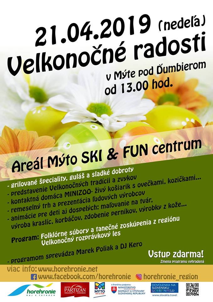 Ve�kono�n� radosti M�to pod �umbierom 2019