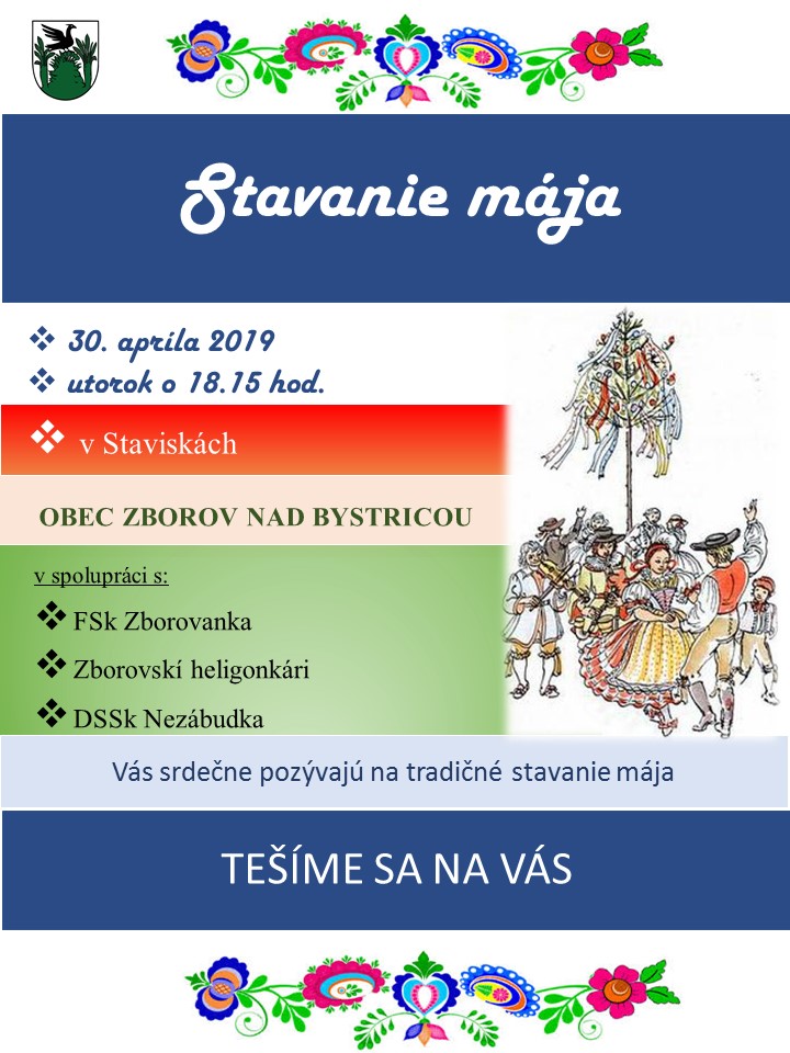 Stavanie m�ja Zborov nad Bystricou 2019