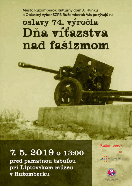 Oslavy 74. výročia Dňa víťazstva nad fašizmom Ružomberok 2019