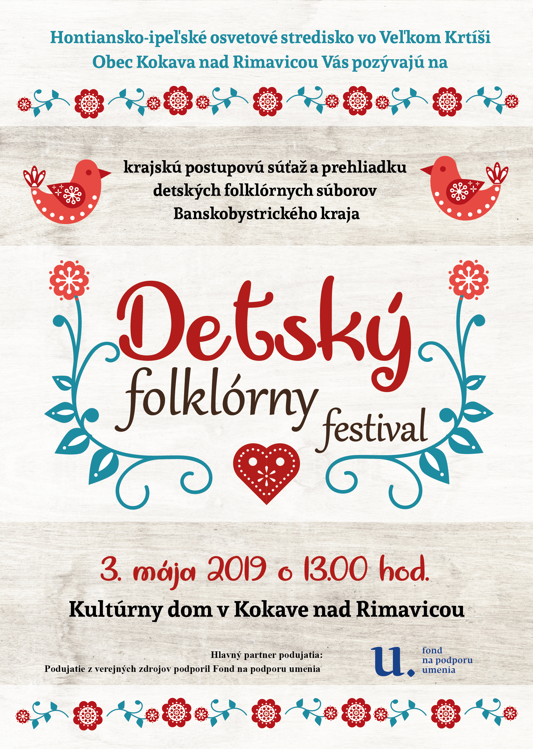 Detský folklórny festival Kokava nad Rimavicou 2019