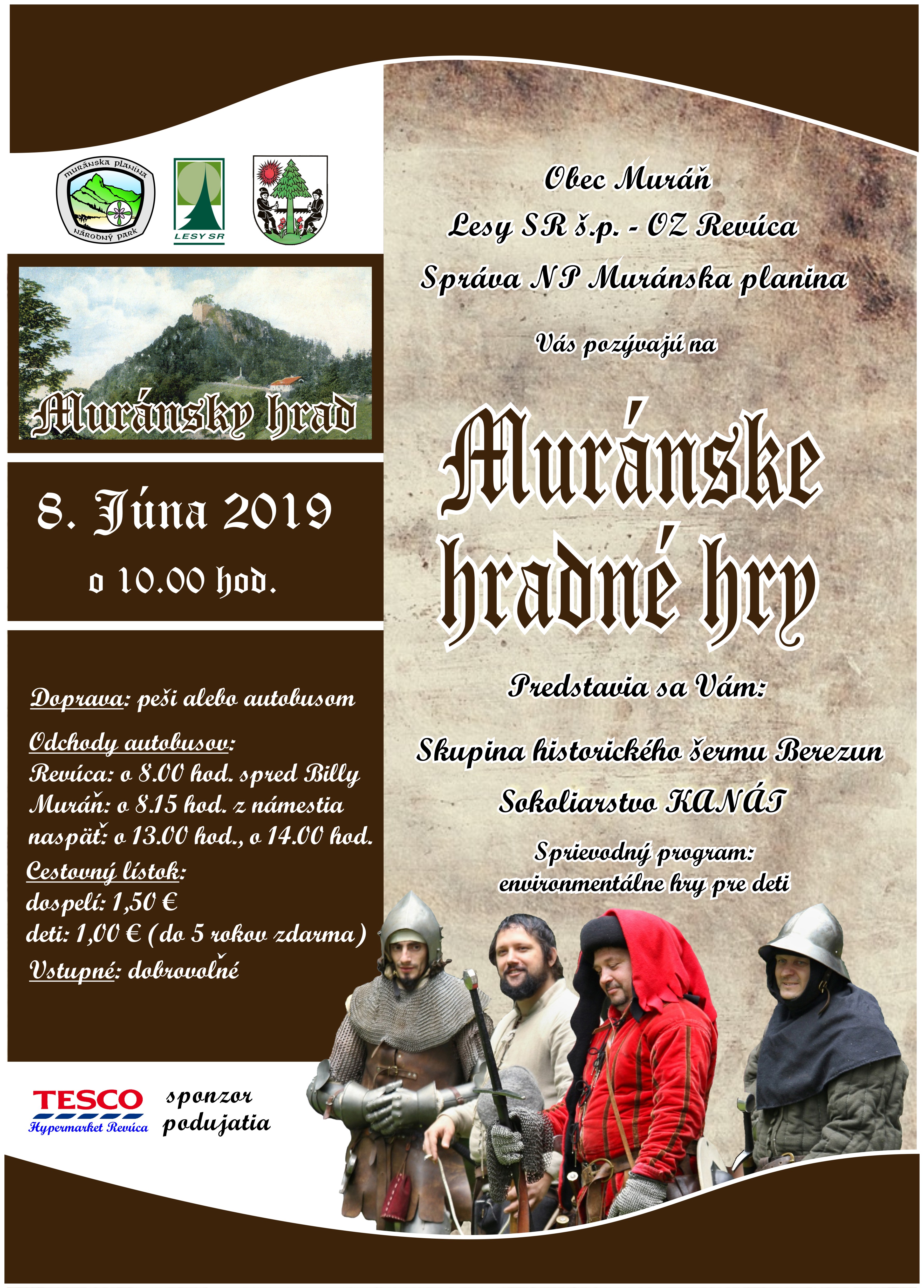 Murnske hradn hry 2019 Revca