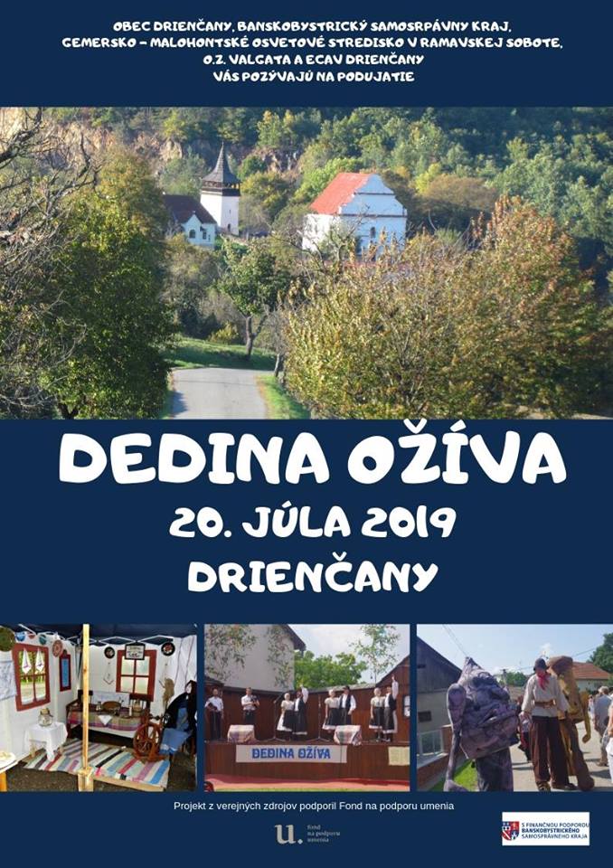 Dedina o��va Drien�any 2019