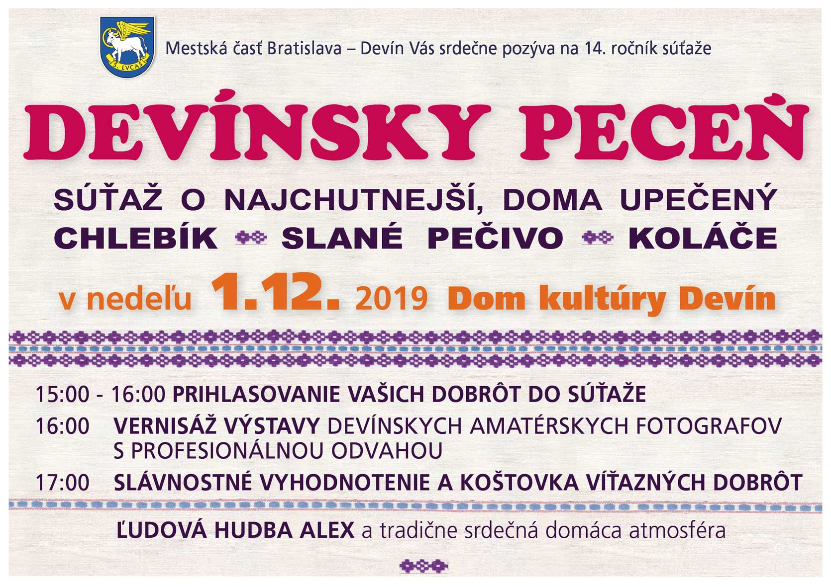 Devínsky peceň a foto-vernisáž 2019 - 14. ročník