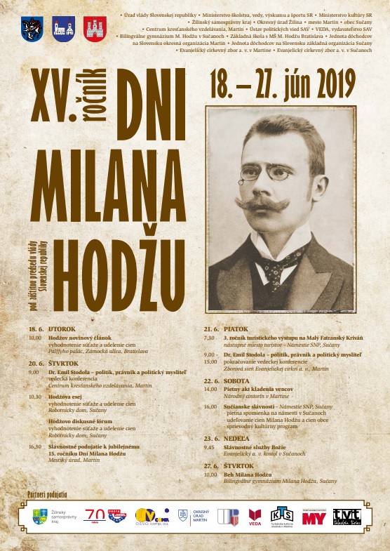 Dni Milana Hodu 2019 Bratislava, Martin, Suany - 15. ronk