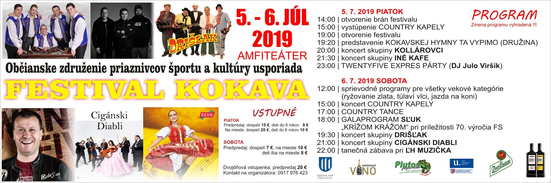 Festival Kokava 2019 Kokava nad Rimavicou