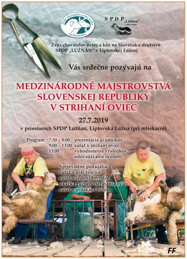 Medzinrodn majstrovstv Slovenskej republiky v strihan oviec 2019