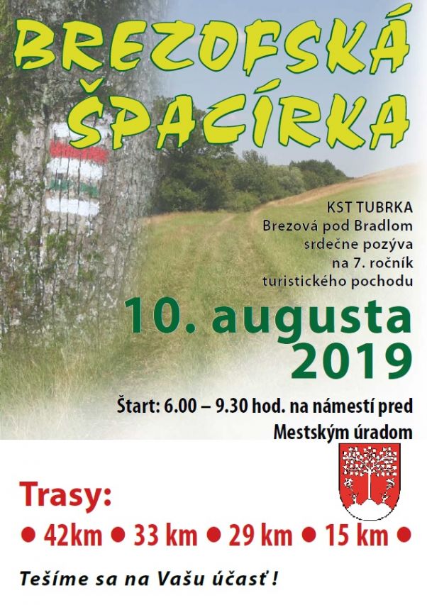 Brezofsk� �pac�rka Brezov� pod Bradlom 2019 - 7. ro�n�k