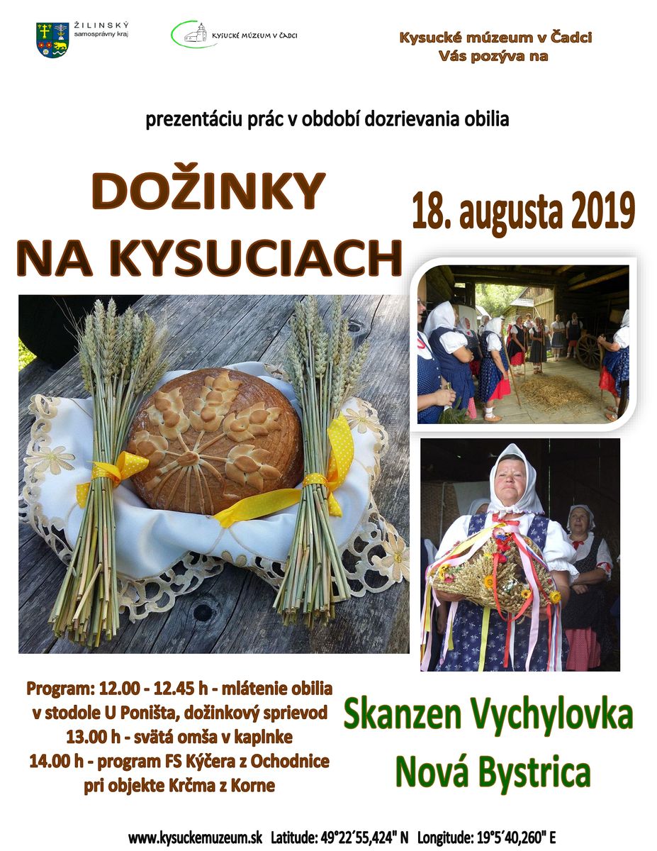 Doinky na Kysuciach 2019 Nov Bystrica - Skanzen Vychylovka