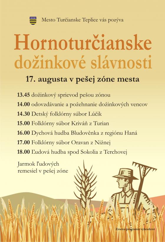 Hornoturianske doinkov slvnosti  Turianske Teplice 2019