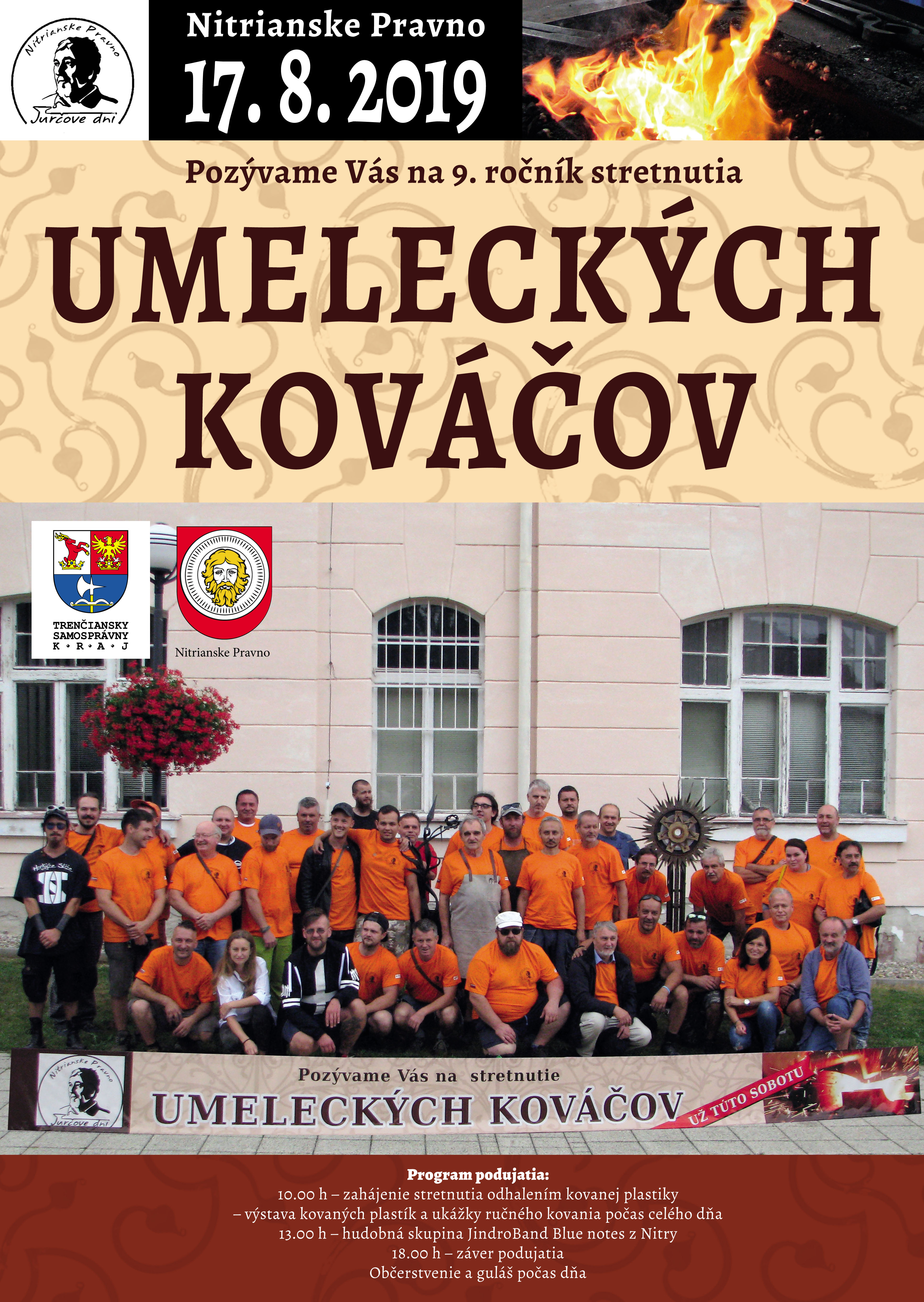 Jurove dni - Stretnutie umeleckch kovov Nitrianske Pravno 2019 - 9. ronk